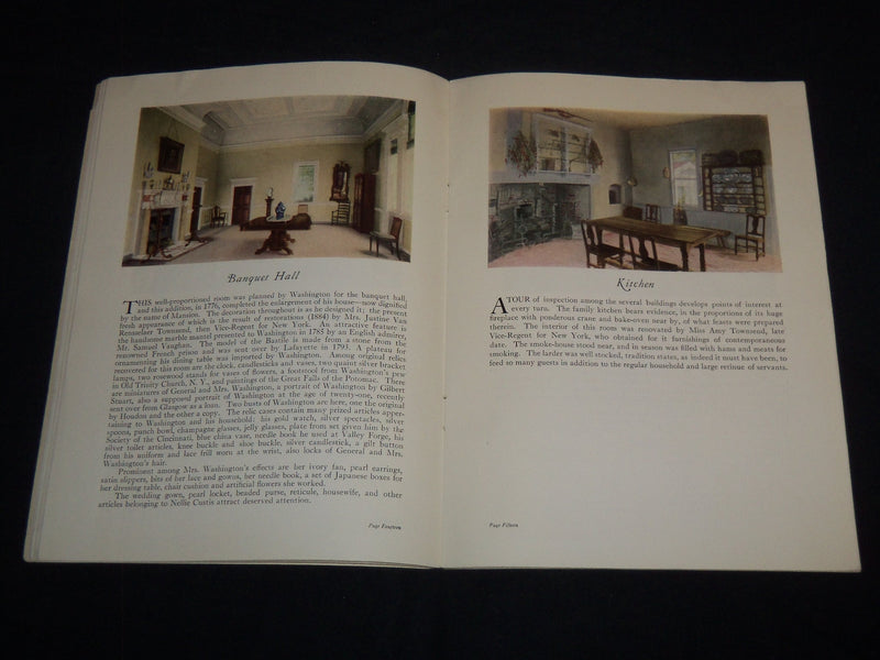 1921 MOUNT VERNON VIRGINIA ILLUSTRATED HANDBOOK - NICE PHOTOS - J 8669