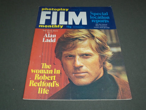 1971 OCTOBER PHOTOPLAY FILM MONTHLY MAGAZINE - ROBERT REDFORD - SP 7565