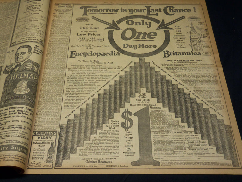 1916 JUNE 16 NEW YORK TIMES - DEMOCRATS RENOMINATE WILSON & MARSHALL - NT 8615
