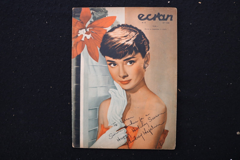 1955 DECEMBER 20 ECRAN MAGAZINE - AUDREY HEPBURN COVER - E 25858