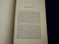 1855 AMERICAN PEACE SOCIETY ADDRESS BOOK - 27TH ANNIVERSARY - J 4552