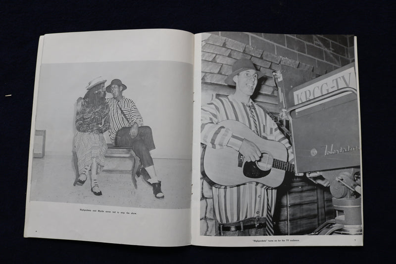 1962 LEE MACE OZARK OPRY PROGRAM - SIGNED - 7 AUTOGRAPHS - K 1734