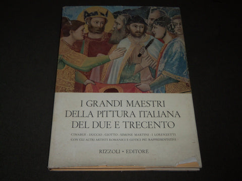 1961 I GRANDI MAESTRI DELLA PITTURA ITALIANA BOOK BY PAOLO LECALDANO - I 1624