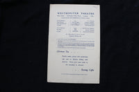 1949 BLACK CHIFFON PROGRAM - WESTMINSTER THEATRE - FLORA ROBSON - K 1845