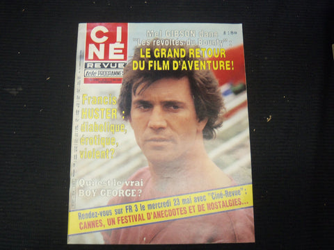 1984 MAY 17 CINE REVUE FRENCH MAGAZINE - MEL GIBSON COVER - E 24780