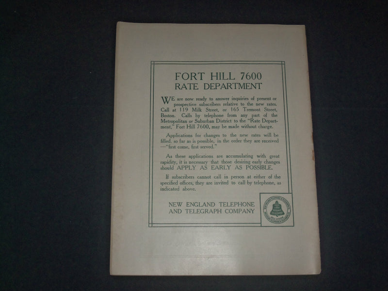 1910 OCTOBER 1 THE BOSTON COMMON MAGAZINE - NEW TRANSIT PROBLEMS - B 6229