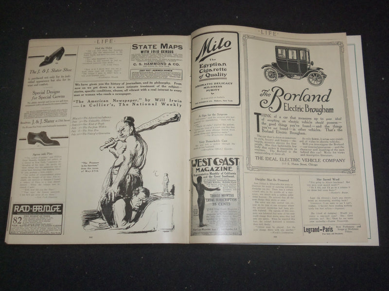 1911 MAY 25 LIFE MAGAZINE - COLLEGE NUMBER - A KNOCK AT THE DOOR - ST 6454