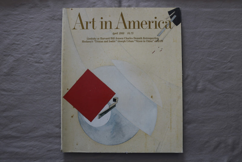 1988 APR ART IN AMERICA MAGAZINE - EL LISSITZKY'S OF TWO SQUARES COVER - E 26751