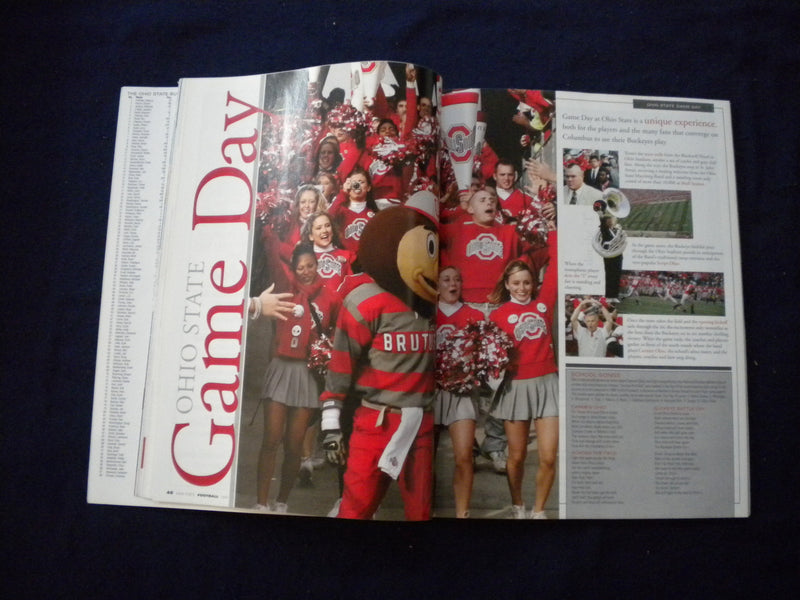 2007 NOV 10 FOOTBALL PROGRAM - OHIO STATE UNIV VS ILLINOIS STATE UNIV - SP 3625C