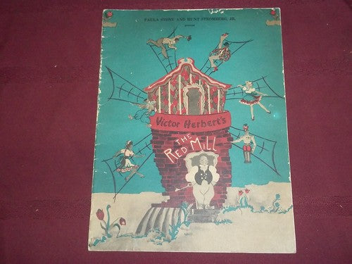 1947 VICTOR HERBERT'S THE RED MILL THEATER PROGRAM - STONE & STROMBERG - II 2134