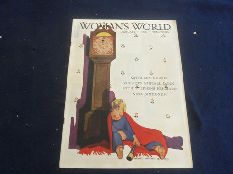 1936 JAN WOMAN'S WORLD MAGAZINE - NICE ILLUSTRATIONS, STORIES & ADS - ST 1240P