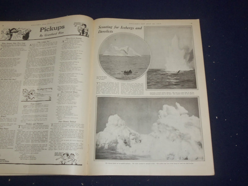 1914 JULY 25 COLLIER'S MAGAZINE - H. G. WELLS STORY - ST 6704