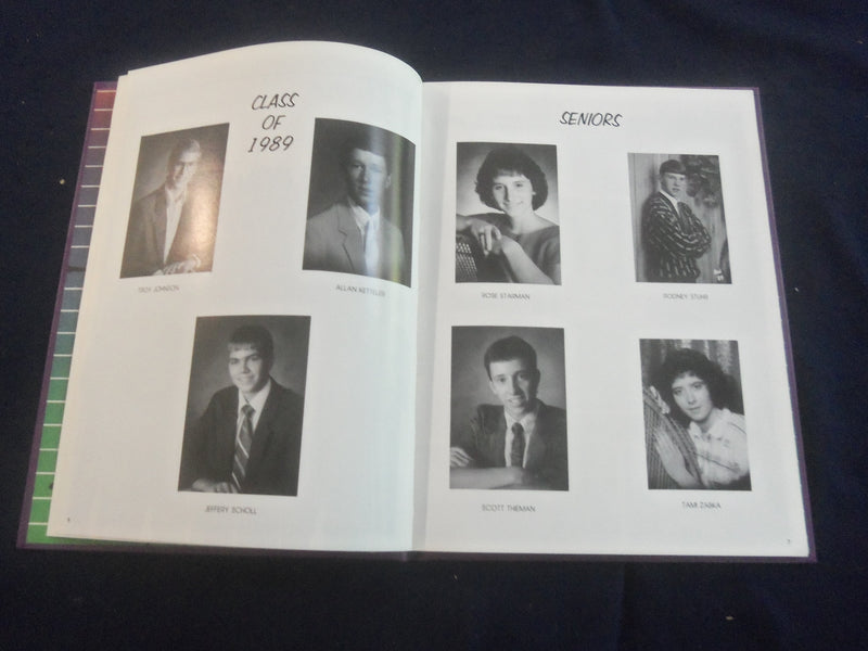 1989 PIRATEER PETERSBURG HIGH SCHOOL YEARBOOK - PETERSBURG, NEBRASKA - YB 2839