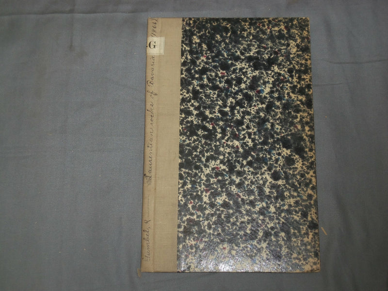 1866 ON THE LAURENTIAN ROCKS OF BAVARIA BY DR. GUMBEL - J 4873