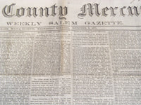 1871 NOVEMBER 8 ESSEX COUNTY MERCURY NEWSPAPER - ELECTION RESULTS - NP 3971