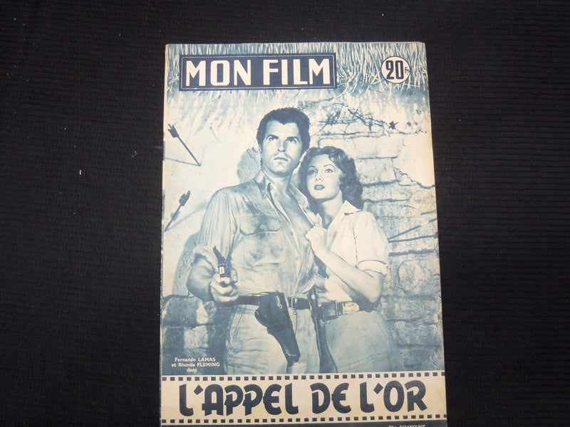 1956 AUGUST 1 MON FILM FRENCH MAGAZINE - LAMAS & FLEMING COVER - E 26118