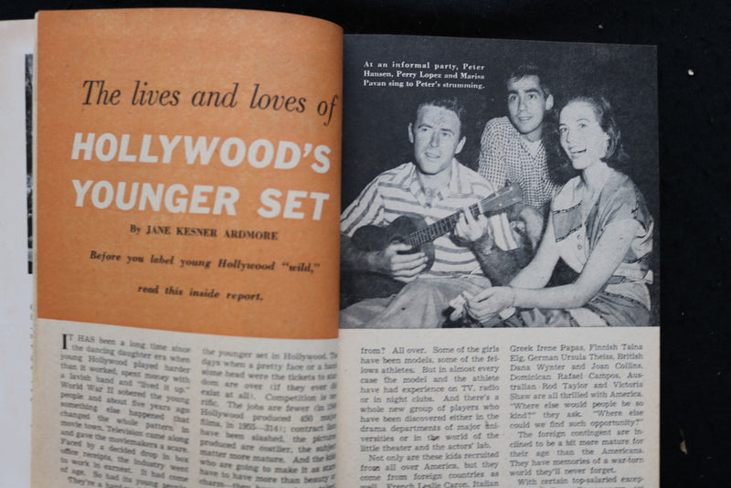 1956 MAY COMPACT MAGAZINE - MARISA PAVAN & BEN COOPER COVER - K 411