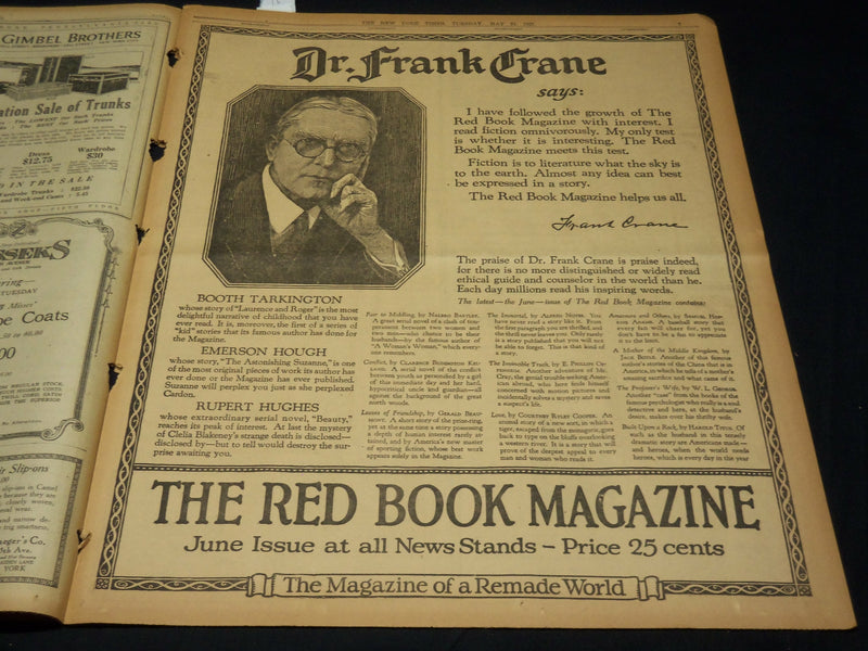 1921 MAY 24 NEW YORK TIMES - 8 AMERICANS WIN FIRST GOLF ROUND - NT 8598