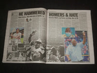 2021 JANUARY 23 NEW YORK DAILY NEWS NEWSPAPER - HENRY AARON DIED (1934-2021)