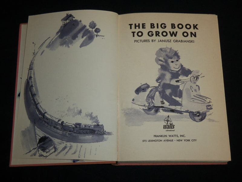 1960 THE BIG BOOK TO GROW ON HARDCOVER BOOK - JANUSZ GRABIANSKI - KD 6938