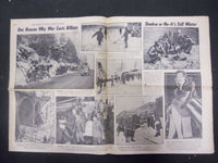 1945 FEB 3 NEW YORK DAILY MIRROR-REDS STORM FRANKFURT; 33 MI. TO BERLIN- NP 2223