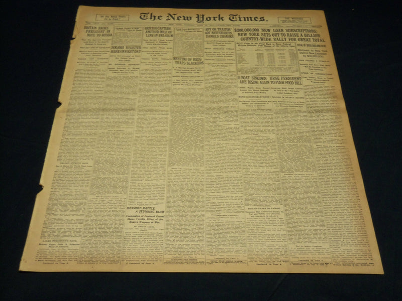 1917 JUNE 12 NEW YORK TIMES - 300,000 REGISTER HERE ON FIRST DAY - NT 7793
