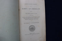 1884 TOWN OF DEDHAM SCHOOL COMMITTEE REPORT SOFTCOVER BOOK - K 889