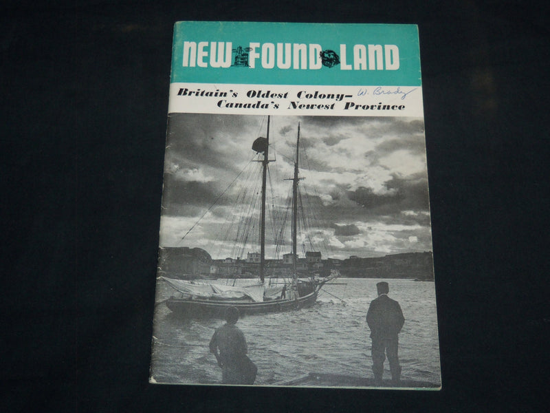 1953 NEW FOUNDLAND CANADA'S NEWEST PROVINCE BOOK - J 8701