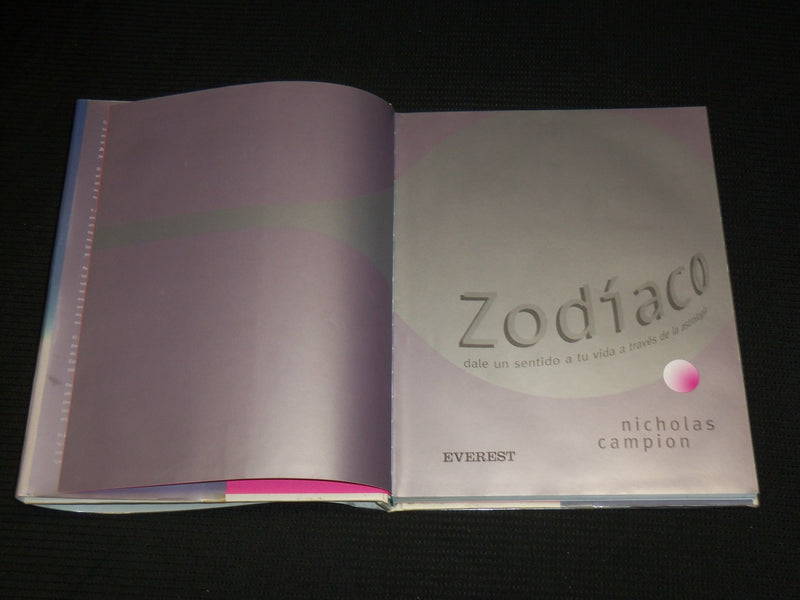 1988 ZODIACO HARDCOVER BOOK BY NICHOLAS CAMPION - SPANISH - R 722M