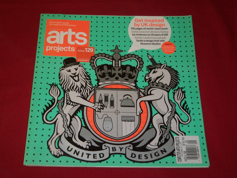 2009 NOVEMBER COMPUTER ARTS PROJECT MAGAZINE ISSUE NO. 129 WITH CD - RC 677