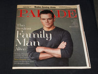 2011 DECEMBER 11 BOSTON SUNDAY GLOBE PARADE MAGAZINE - MATT DAMON - E 4877