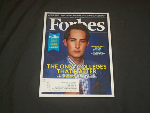 2012 AUGUST 20 FORBES MAGAZINE - KEVIN SYSTROM COVER - B 1060