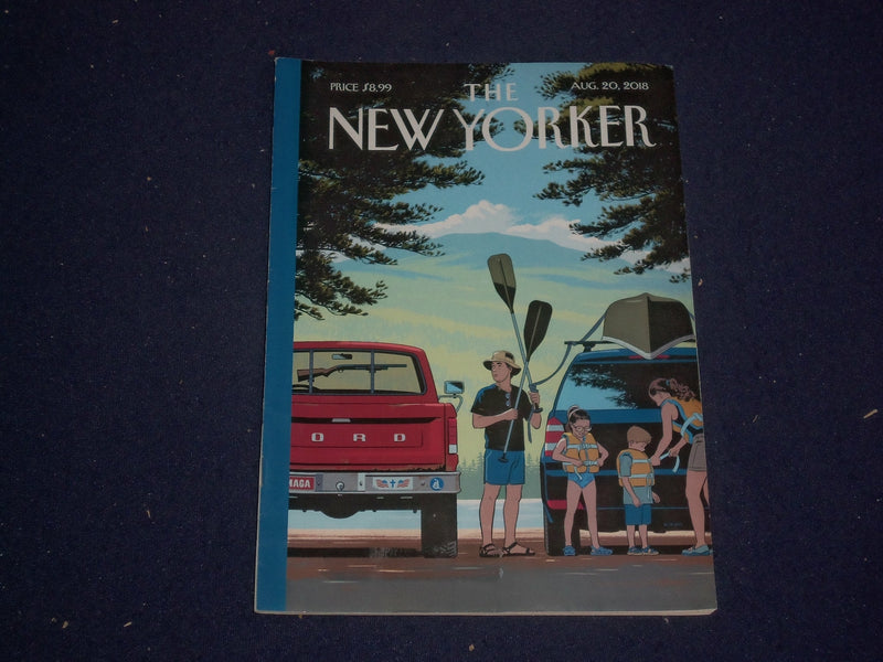 2018 AUGUST 20 THE NEW YORKER MAGAZINE - ILLUSTRATED COVER - NY 2296