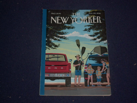 2018 AUGUST 20 THE NEW YORKER MAGAZINE - ILLUSTRATED COVER - NY 2296