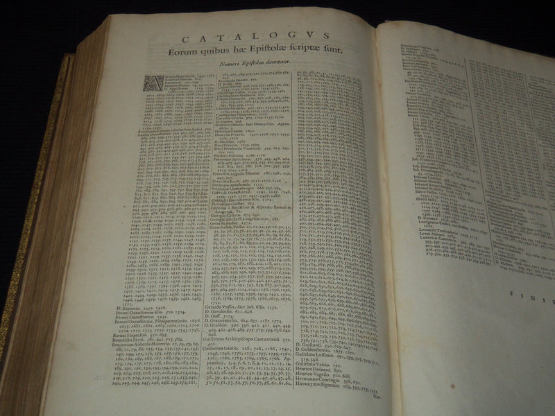 1687 EPISTOLAE HUGONIS GROTII LATIN VOLUME - HUGO GROTIUS - Z 245