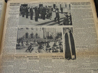 1945 APRIL 15 NEW YORK TIMES - NATION PAYS FINAL TRIBUTE TO ROOSEVELT - NT 6000
