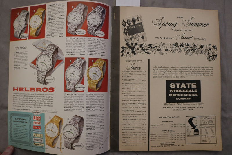 1964 SPRING-SUMMER STATE WHOLESALE SUPPLEMENT CATALOG - PALMER-NICHLAUS - K 3452