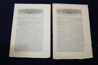 1862-1863 THE CULTIVATOR NEWSPAPER - LOT OF 16 - NP 8865