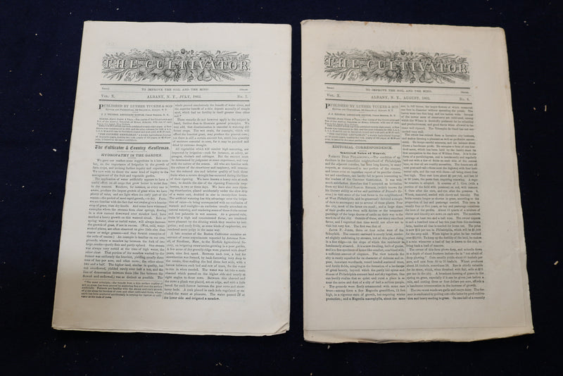 1862-1863 THE CULTIVATOR NEWSPAPER - LOT OF 16 - NP 8865