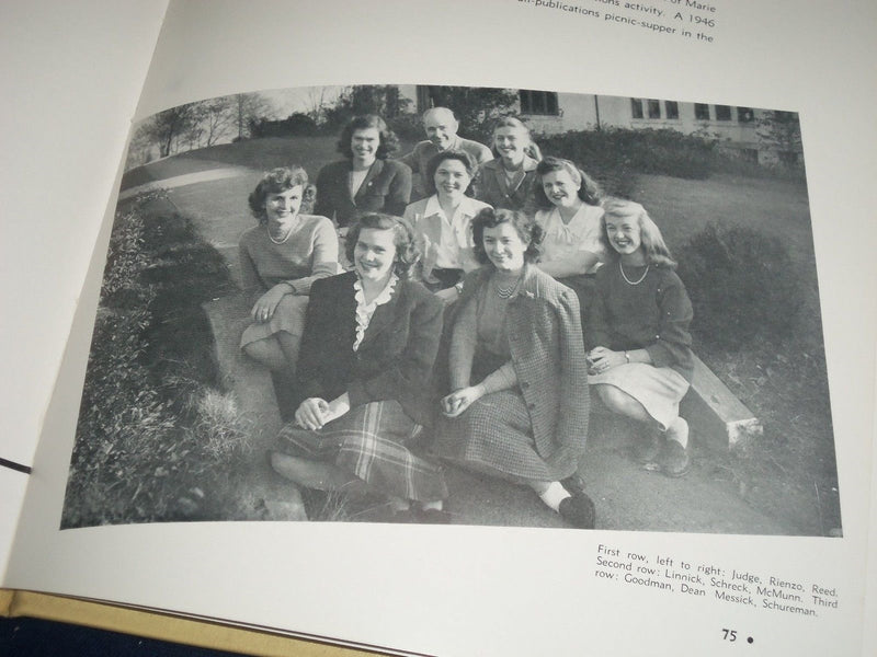 1946 LA CAMOANA YEARBOOK - MONTCLAIR TEARCHERS COLLEGE - MONTCLAIR, NJ - YB 89