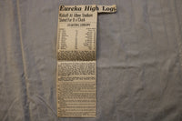 1943 EUREKA HIGH SCHOOL FOOTBALL PROGRAMS - LOT OF 3 - K 3445