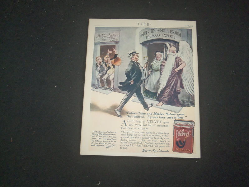 1917 APRIL 26 LIFE MAGAZINE - PACIFISTS' NUMBER - A PRAYER FOR PEACE - L 765C
