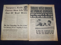 1966 APRIL 9 FLASH NEWSPAPER - FLAMING REDHEAD BLOWS LID OFF SIN BIN - NP 6964