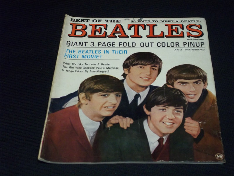 1964 BEST OF THE BEATLES MAGAZINE - THE BEATLES FRONT COVER - E 16088