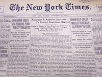 1933 NOV 20 NEW YORK TIMES - ROOSEVELT ASKED PROTECT SCOTTSBORO NEGROES- NT 5175