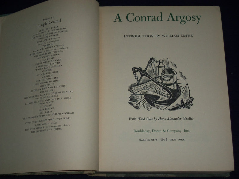 1942 A CONRAD ARGOSY BOOK - GREAT WOOD CUTS BY HANS ALEXANDER MUELLER - KD 2388