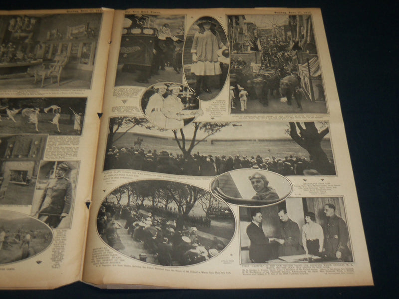 1917 JUNE 17 NEW YORK TIMES ROTO PICTURE SECTION - GERMAN SUB U-65 - NT 9379