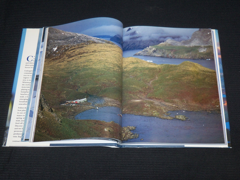 1993 A NATURAL HISTORY OF THE ANTARCTIC HARDCOVER BOOK - R 727S