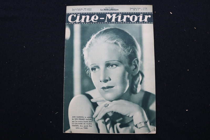 1935 MAY 3 CINE-MIROIR MAGAZINE - MARLENE DIETRICH COVER - E 25149