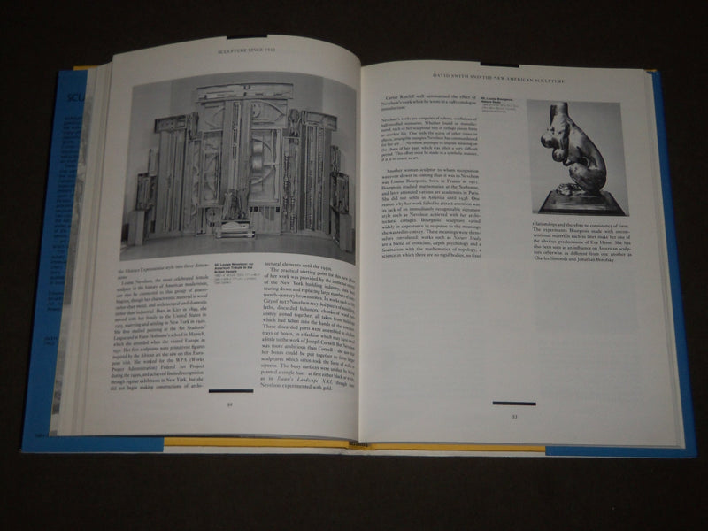 1987 SCULPTURE SINCE 1945 BOOK BY EDWARD LUCIE-SMITH - FIRST EDITION - D 212